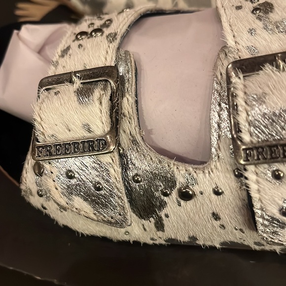 🎩Freebird Asher Cow Hyde Birkenstock Style Sandals - Picture 2 of 4